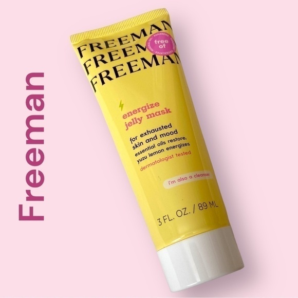 🦄 freeman energize yuzu lemon jelly facial mask 3 fl oz - Picture 1 of 9
